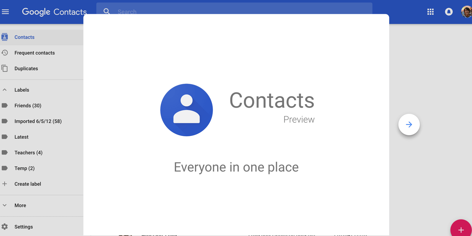 Google cerrará la plataforma de contactos en 2019, para lanzar una nueva