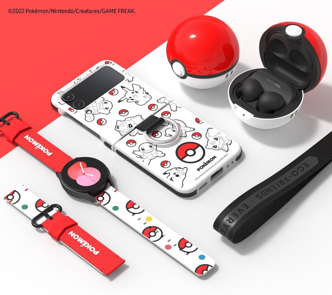 Gama de accesorios de Samsung inspirados en Pokémon.