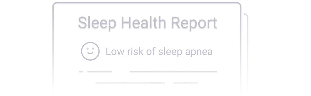 Ilustración de Zepp para enseñar el funcionamiento de los reportes de salud.