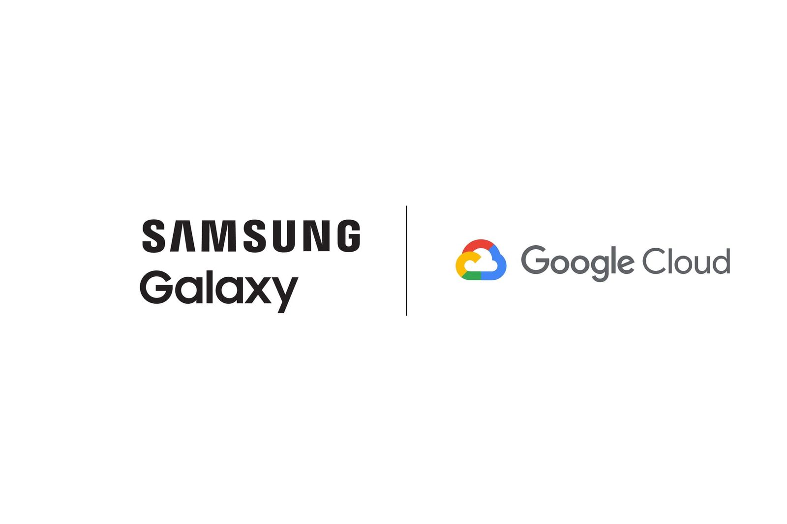 Representación de la alianza de Samsung y Google Cloud para ofrecer funciones de inteligencia artificial.
