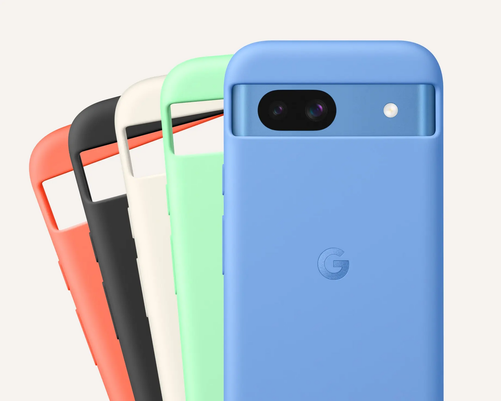 Imagen promocional de la funda oficial del Google Pixel 8a