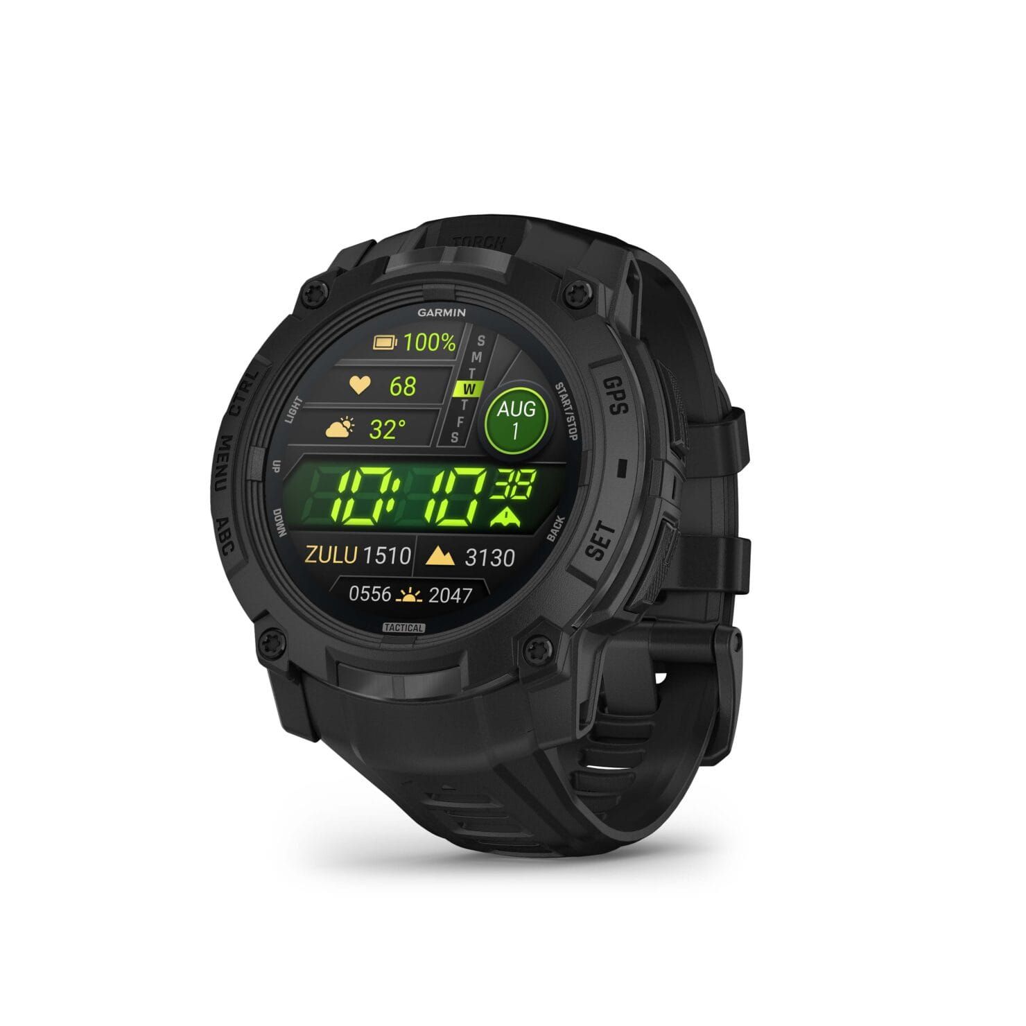 Imagen promocional del nuevo smartwatch Garmin Instinct 3 – Tactical Edition AMOLED