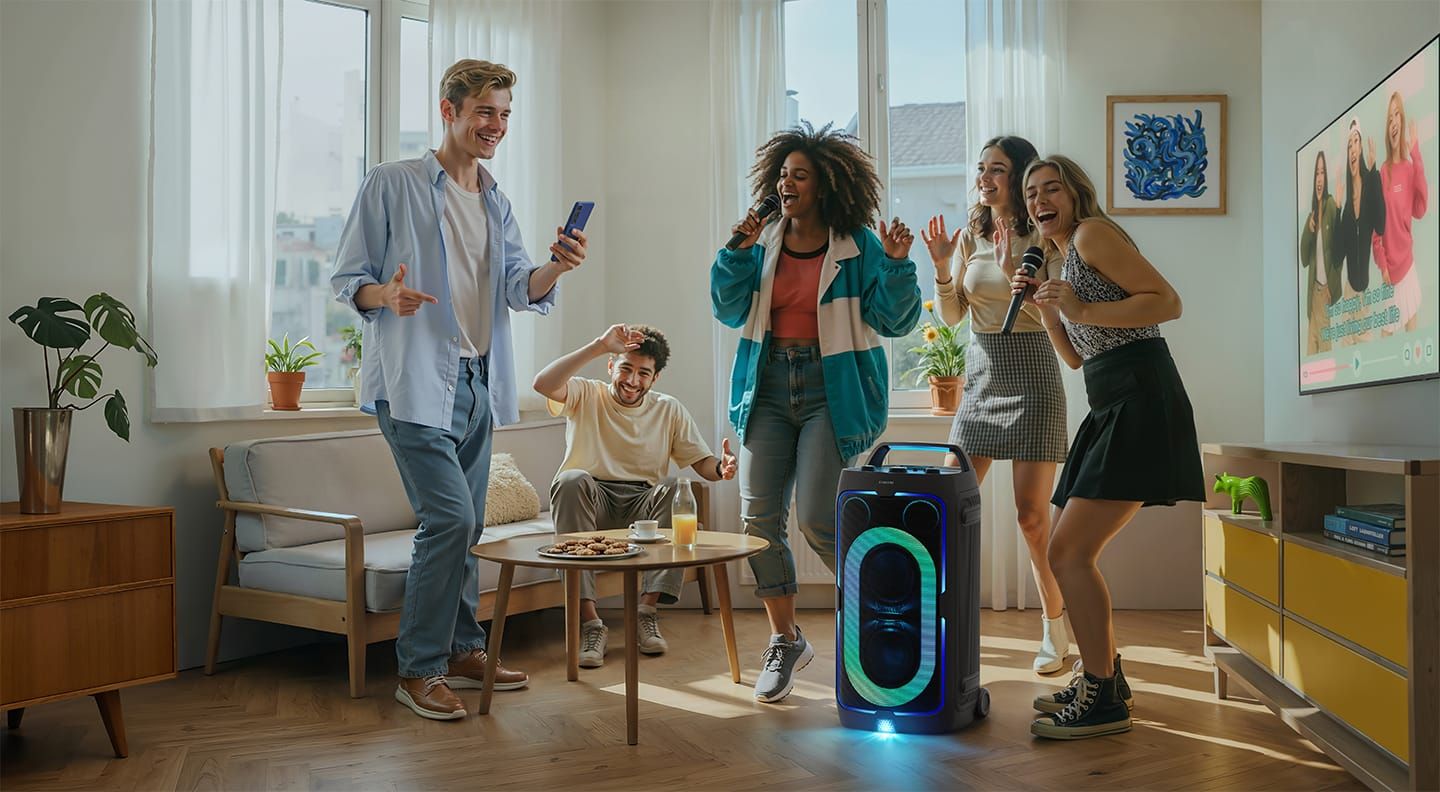 Imagen promocional de la Samsung Sound Tower