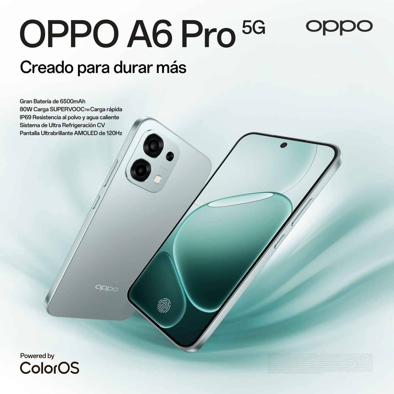 Imagen promocional del OPPO A6 Pro