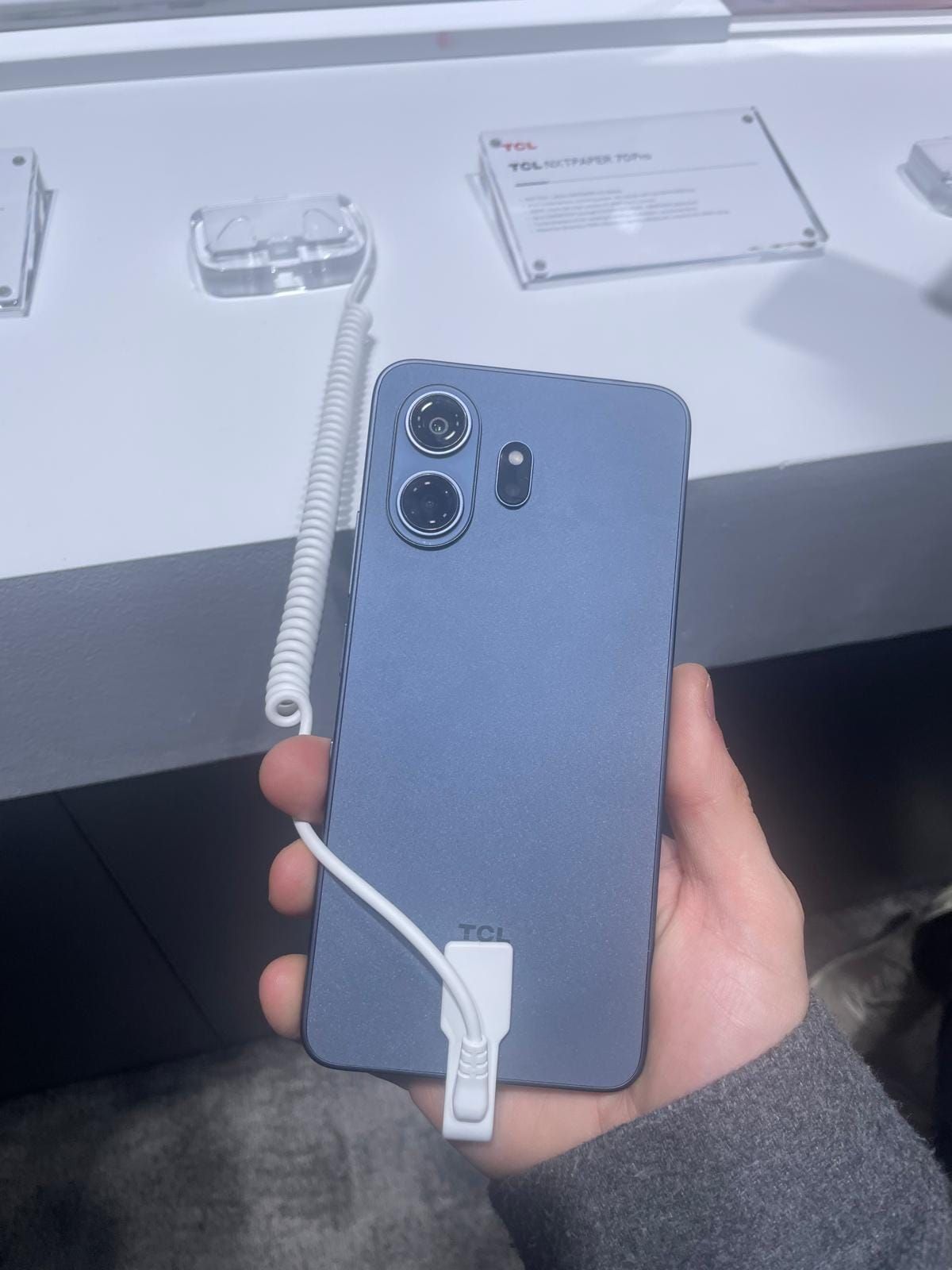 Fotografía trasera del nuevo NXTPAPER 70 Pro presentado durante el MWC 2026 de Barcelona