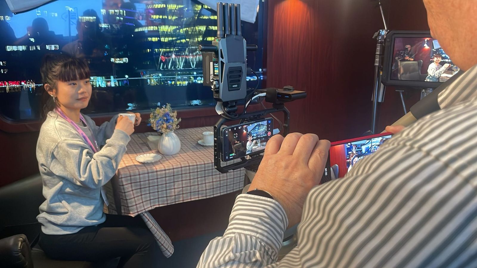 Demostración del funcionamiento del Vivo X300 Ultra durante el MWC de Barcelona 2026